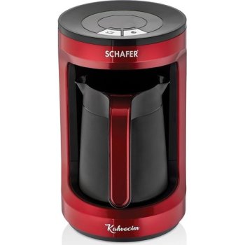 Schafer Kahvecim Otomatik Türk Kahve Makinesi - Kırmızı